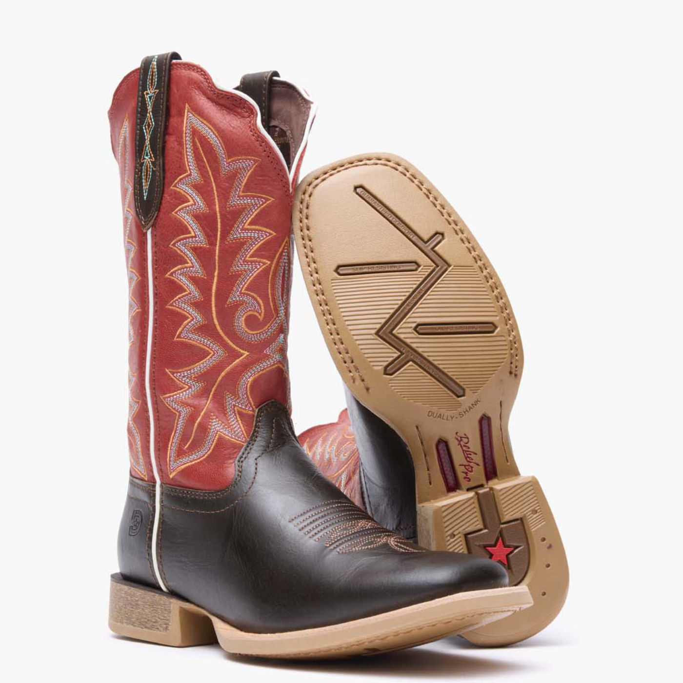 Durango® Lady Rebel Pro™ Women's Hickory Chili Pepper Western Boot - outsole
