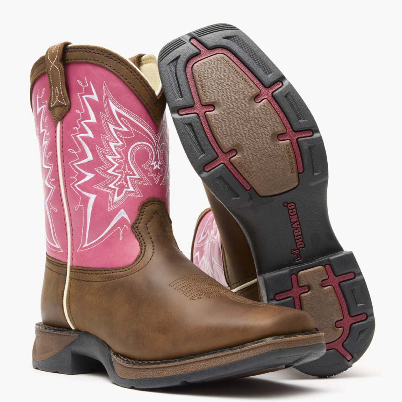LIL' DURANGO® Big Kid Let Love Fly Western Boot - outsole