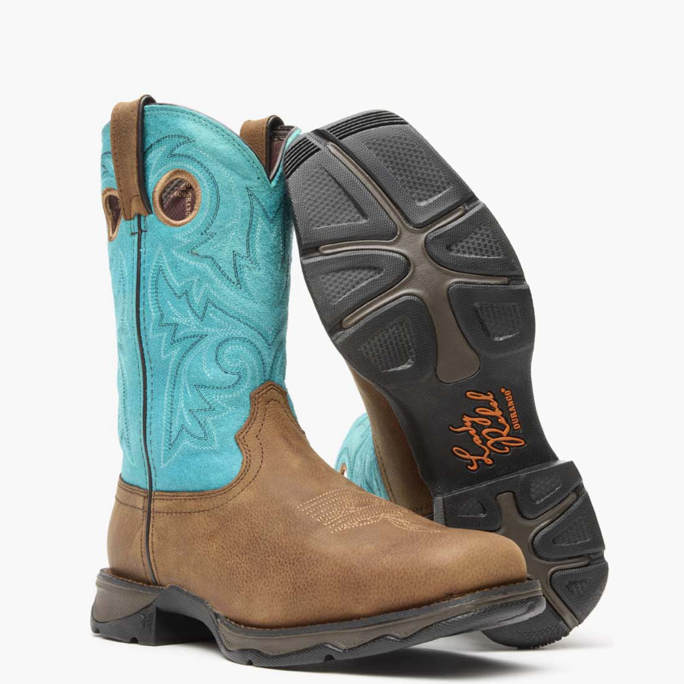 Lady Rebel Work by Durango® Women's Steel Toe Western Boot - outsole