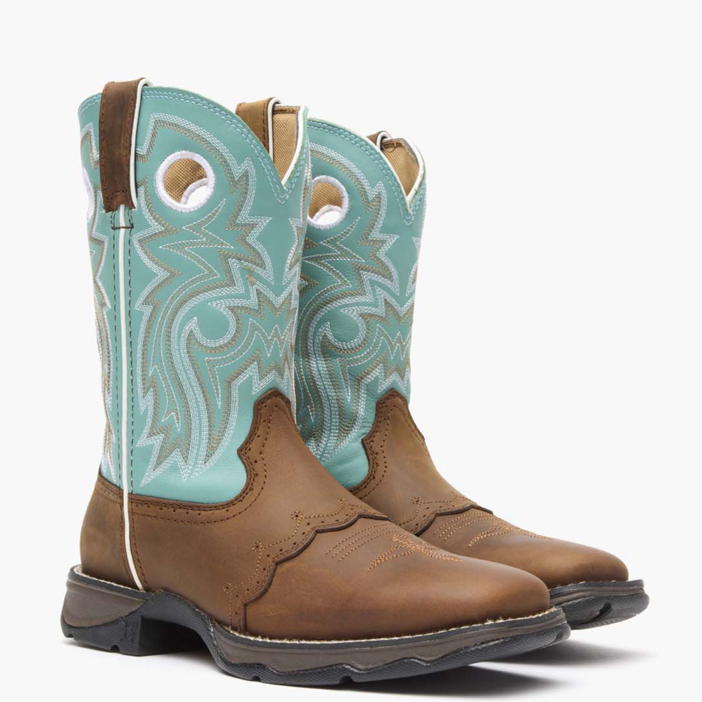 Lady Rebel by Durango® Women's Powder n' Lace Saddle Western Boot - 12