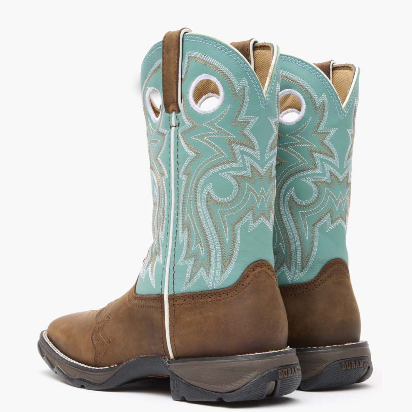 Lady Rebel by Durango® Women's Powder n' Lace Saddle Western Boot - back
