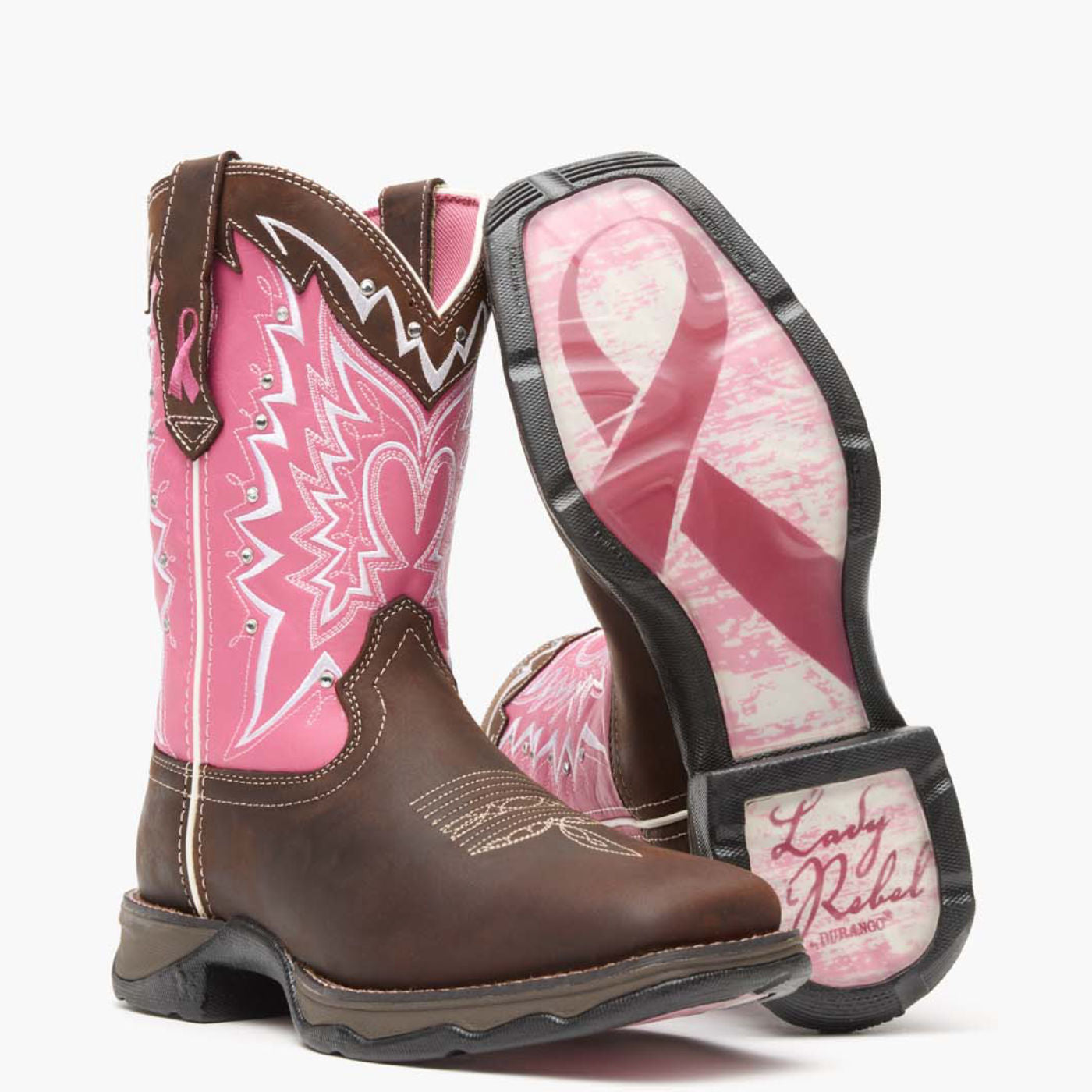 Lady Rebel™ by Durango® Benefiting Stefanie Spielman Women's Western Boot - outsole