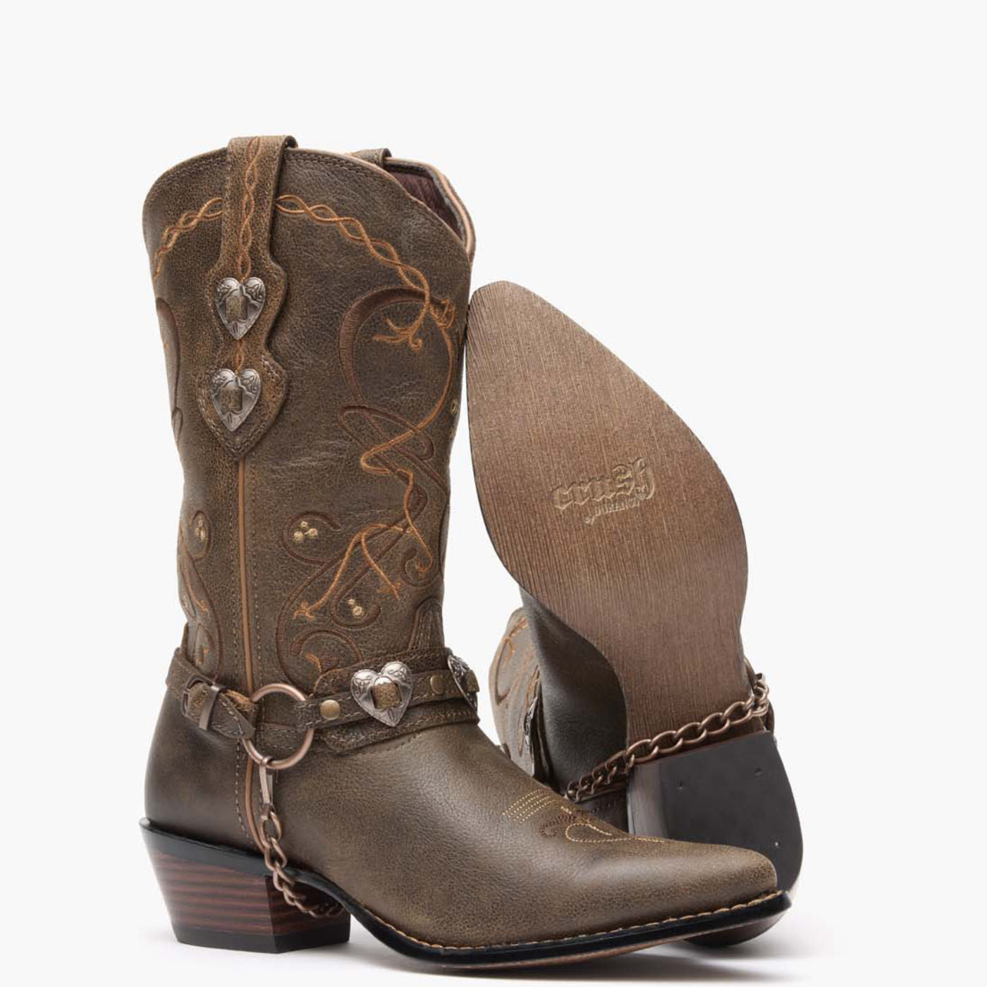 Durango ウエスタンブーツ レディース Lady Rebel by Durango® Women's Powder n' Lace Saddle Western Boot