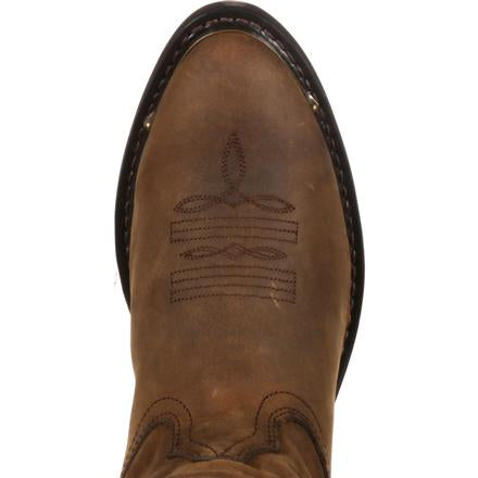 Durango® Women's Distressed Tan Slouch Western Boot