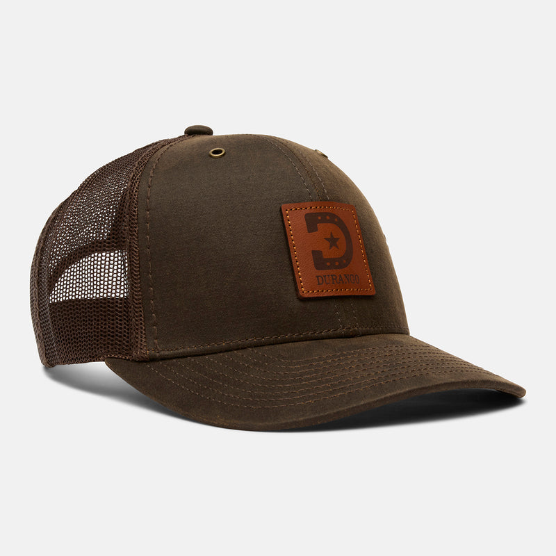 Durango oiled brown Richardson ballcap 3/4 view