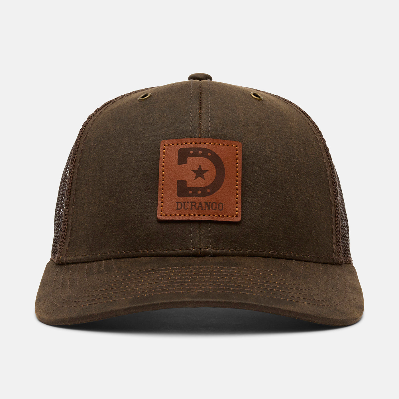 Durango oiled brown Richardson ballcap front view
