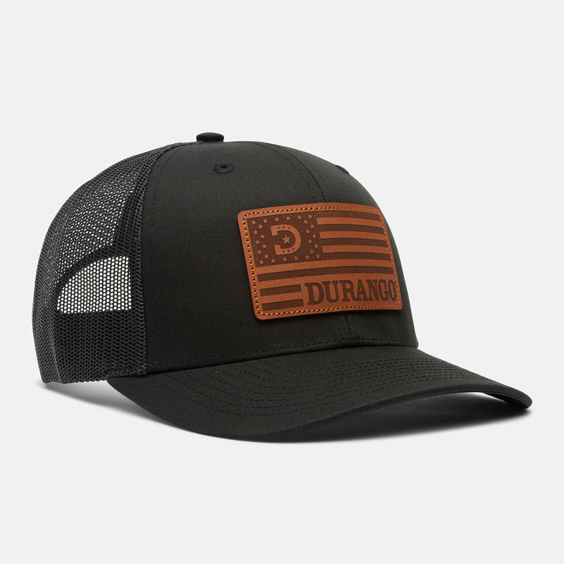 Durango black Richardson ballcap 3/4 view