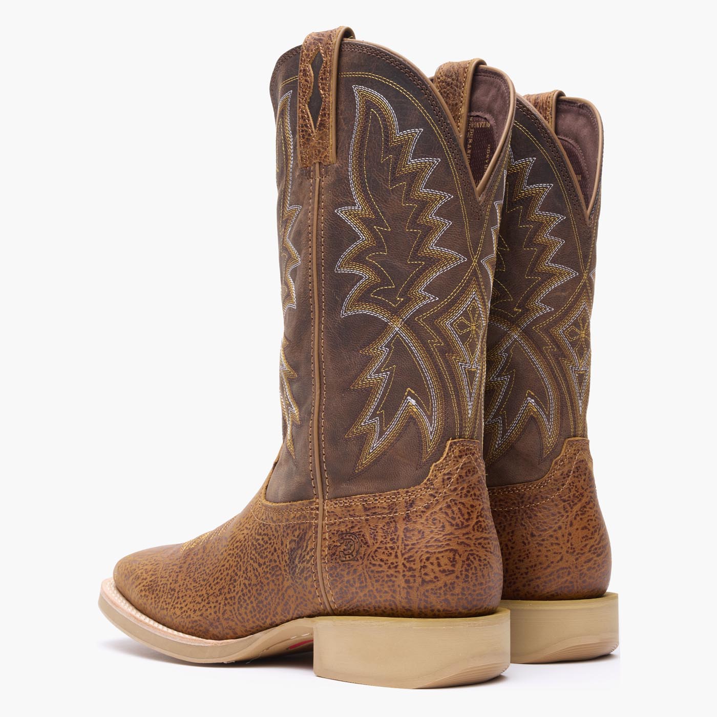 Durango® Rebel Pro Lite Rustic Tan & Tobacco Western Boot - back