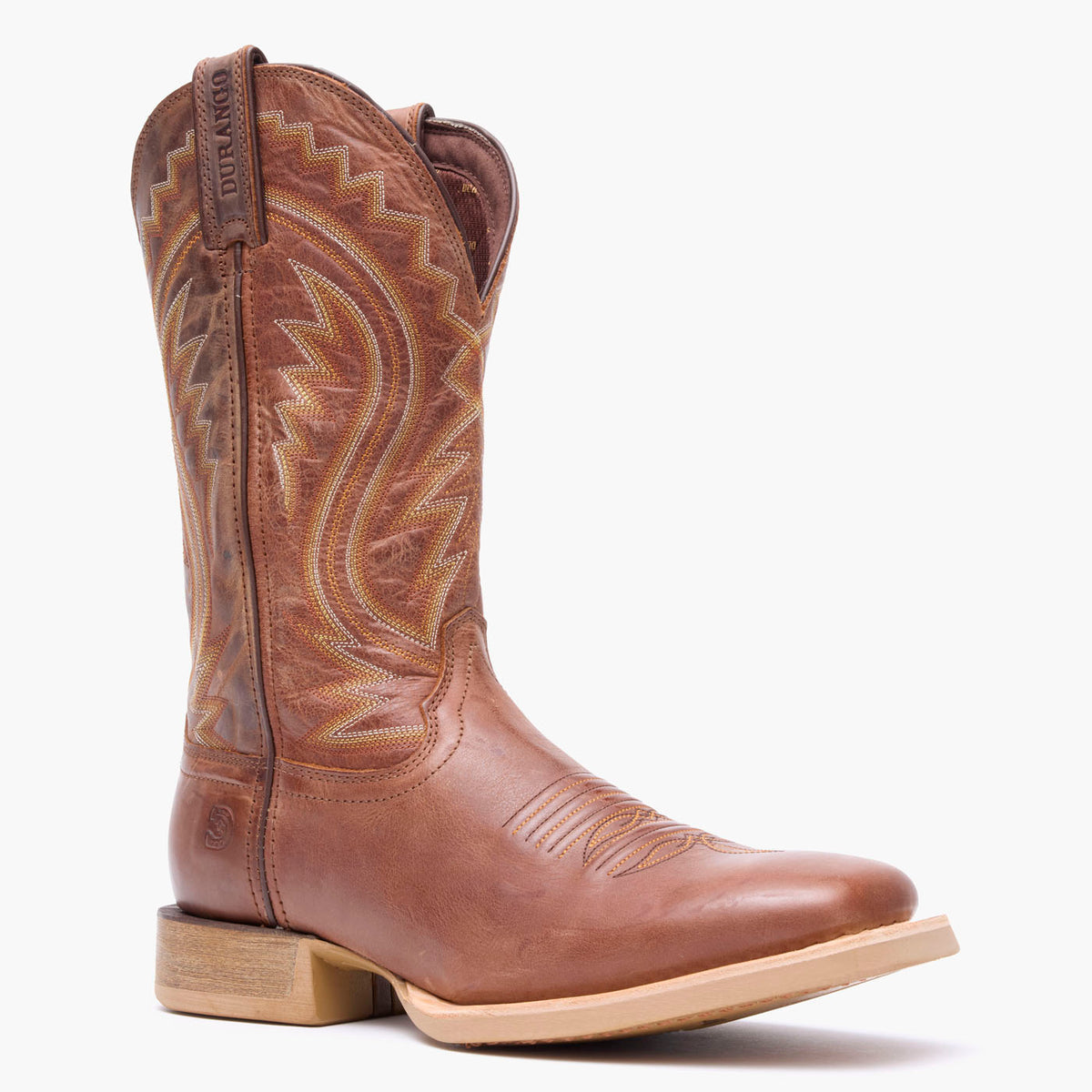 Front view of Durango® Rebel Pro™ Burnished Tan Western Boot