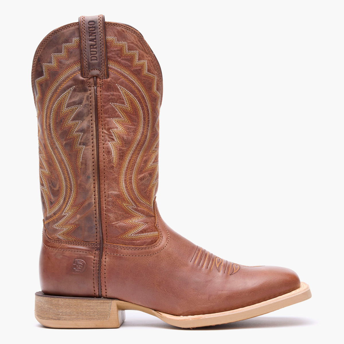 Outer side view of Durango® Rebel Pro™ Burnished Tan Western Boot