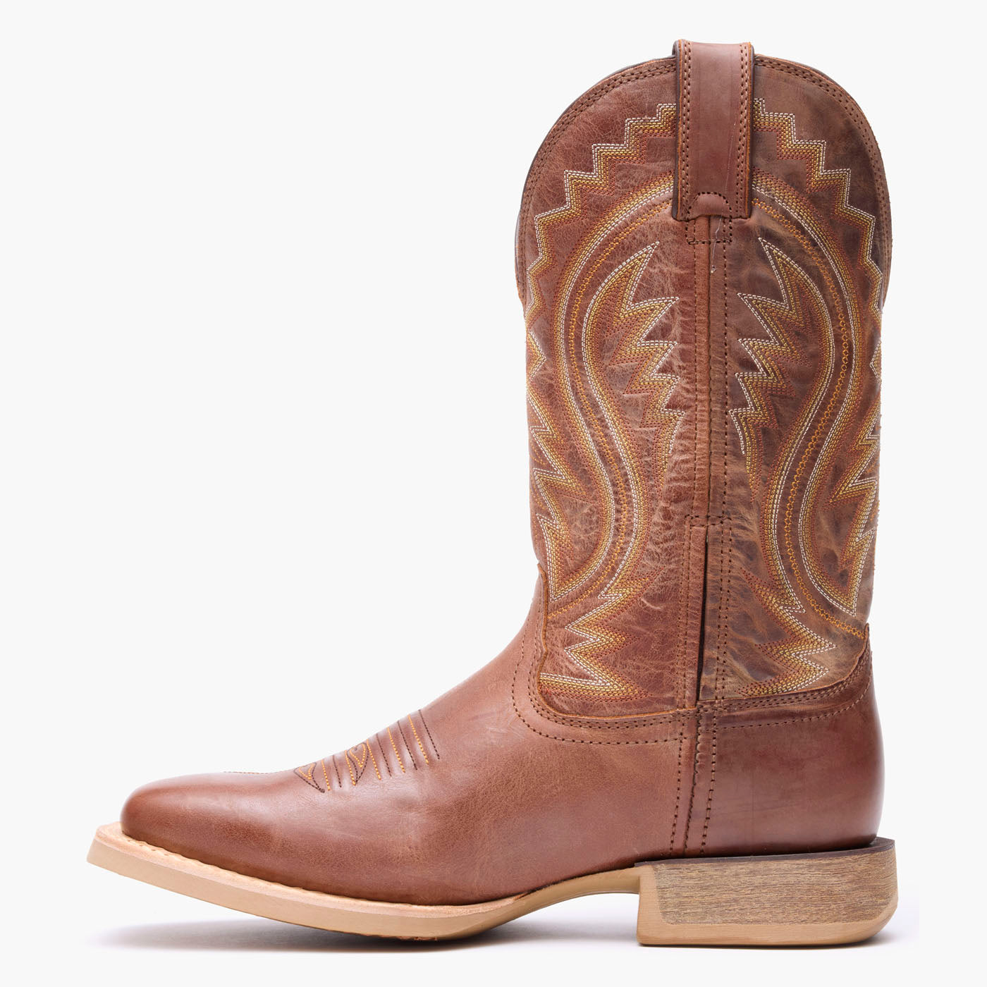 Inner side view of Durango® Rebel Pro™ Burnished Tan Western Boot