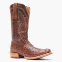 Front view of Durango® Men's PRCA Collection Full-Quill Ostrich Western Boot