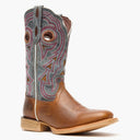 Front view of Durango® Lady Rebel Pro Women's Golden Brown & Periwinkle Western Boot