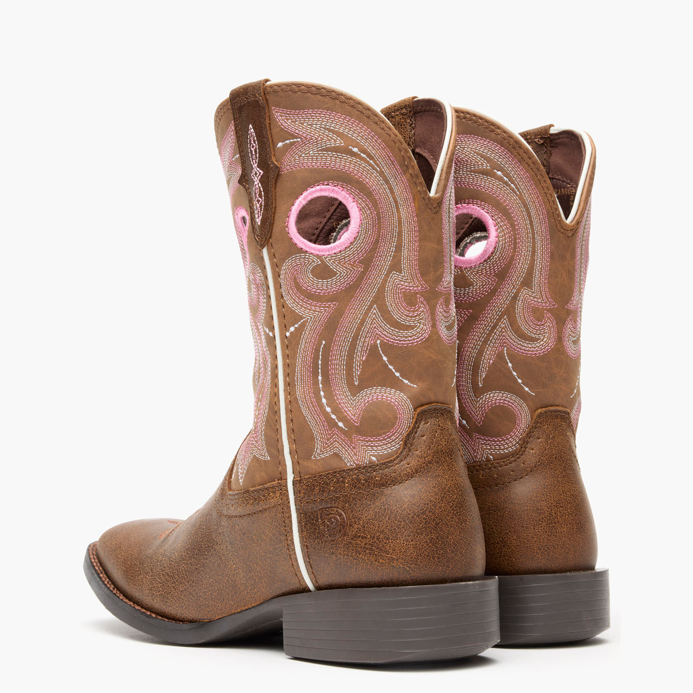 Back pair view of Durango® Westward™ Women's Rosewood Western Boot