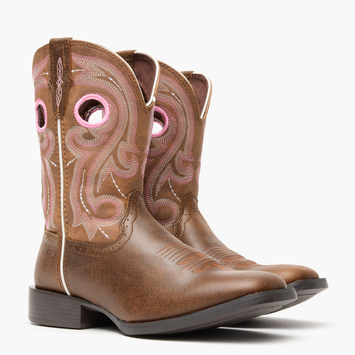 Front pair view of Durango® Westward™ Women's Rosewood Western Boot