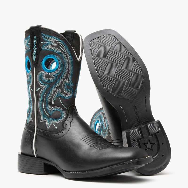 Front pair view of Durango Westward Women's Midnight Sky Western Boot