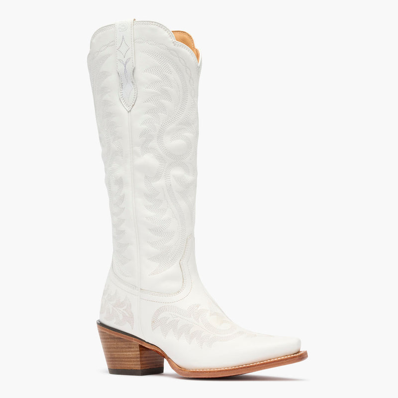 Front view of Durango® women’s 16” Porcelain White Crush™