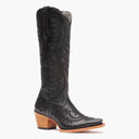 Front view of Durango® women’s 16” Polished Black Onyx Crush™ Boot