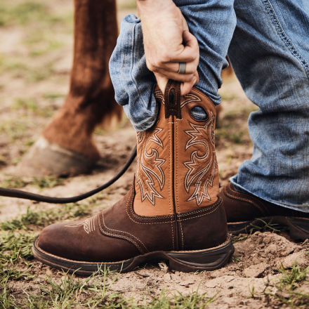 Durango rebel square cheap steel toe boots