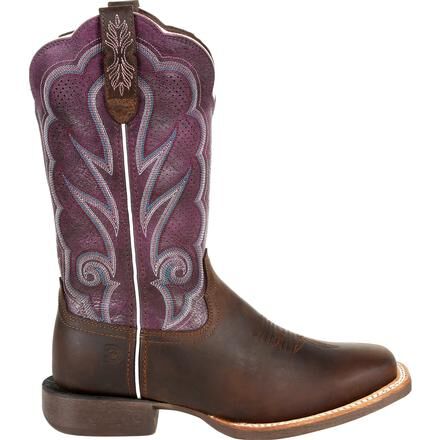 DRD0377, Durango® Lady Rebel Pro™ Women's Ventilated Plum Western Boot