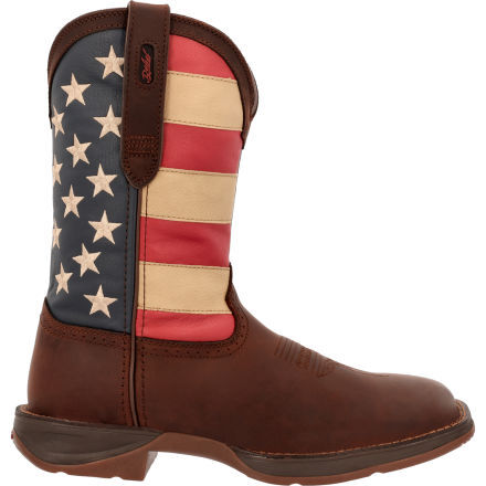 Cowboy boots with discount flag