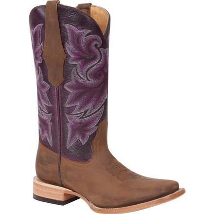 Durango® Women's Ole '66 Purple Western Boot, style #DWRD015