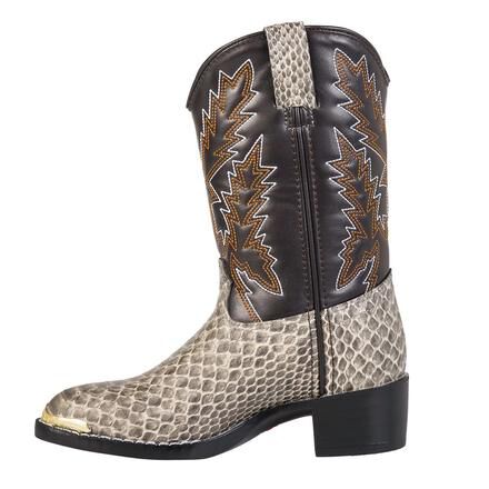 snake print cowboy boots