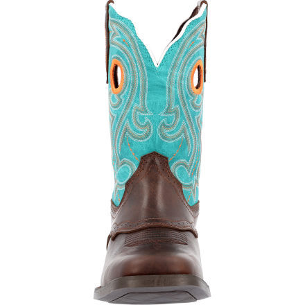 Women's Durango® Westward™ Hickory Turquoise Western Boot, DRD0446