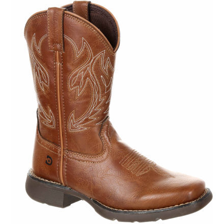 Lil' Durango® Big Kids' Rodeo Brown Western Boot DBT0223TS