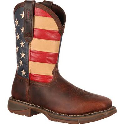 Durango Men's Rebel Steel Toe Flag Western Boot (DB020)