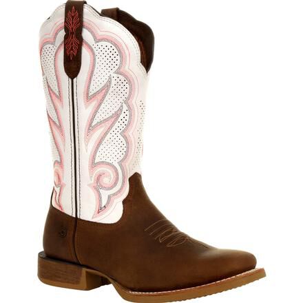 Durango® Lady Rebel Pro™ Women's White Western Boot, #DRD0392