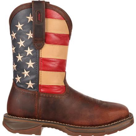 confederate flag steel toe boots