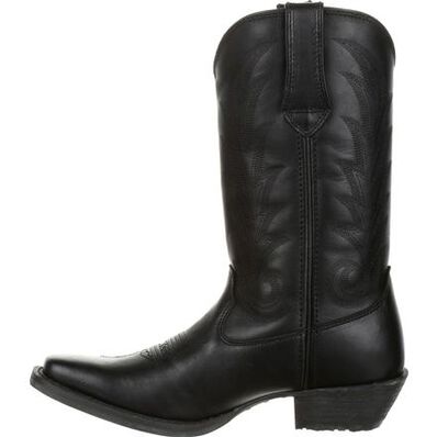 #DRD0320, Durango® Women's Black Leather Western Boot