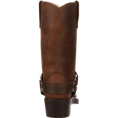 Women's Brown Leather Boots With Brown Shaft— Removable Arnes