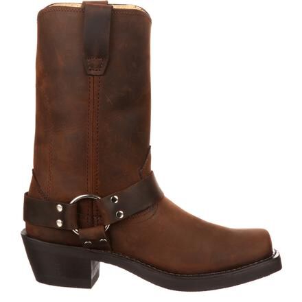 womens harness boots square toe