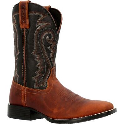 MEN'S RODEO COWBOY BOOTS GENUINE LEATHER WESTERN SQUARE TOE