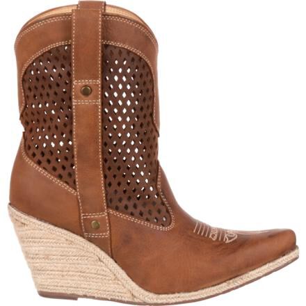 wedge cowgirl boots