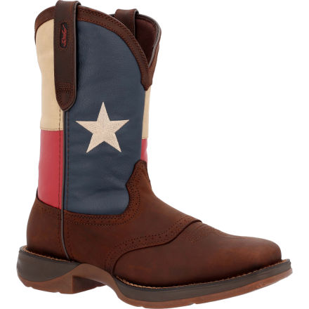 Durango Men's Patriotic Pull-On Texas Flag Western Boot