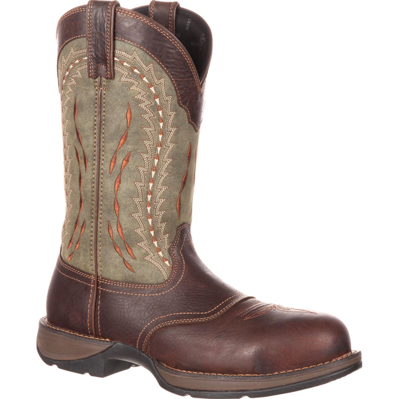 Rebel by Durango Composite Toe Saddle Work Boot, #DDB0107