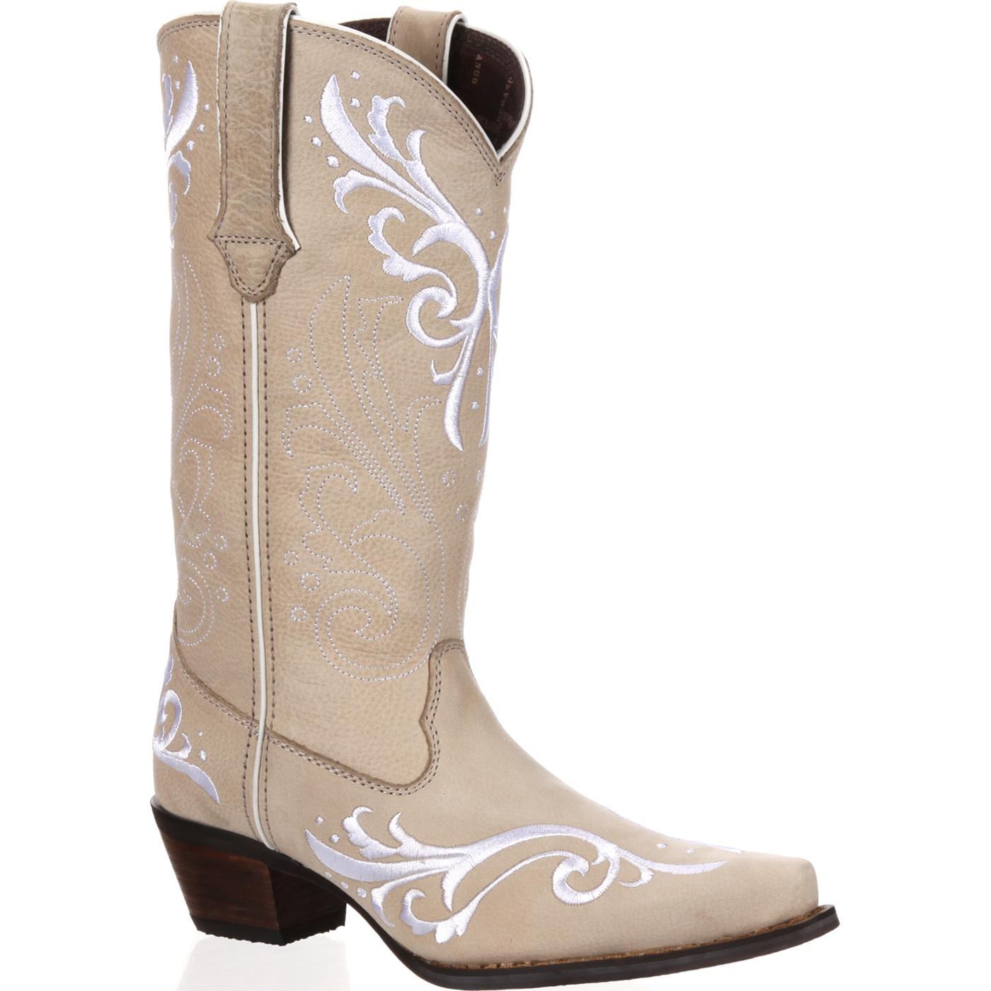 Crush by Durango Women s Sexy Stitch Ivory Western Boots. DCRD132