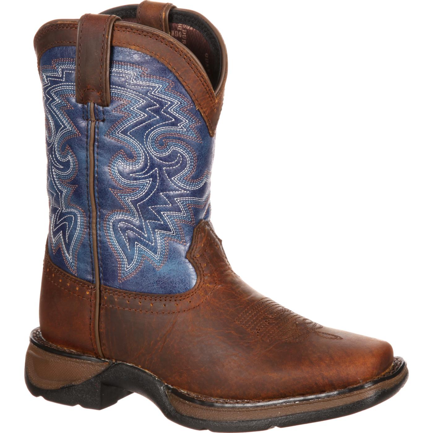 Durango Lil' Rebel Boots in Blue | Order Toddler Size 7 Cowboy