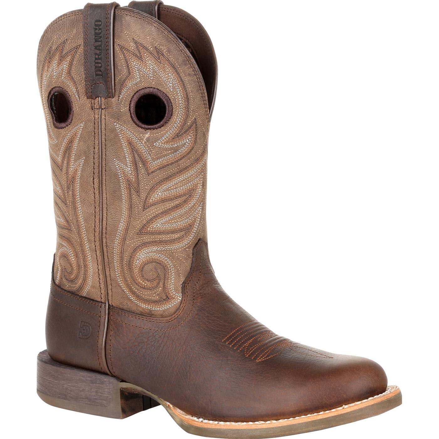 Durango Men's Rebel Pro Bay Brown & Monarch Square Toe Cowboy Boots DDB0230