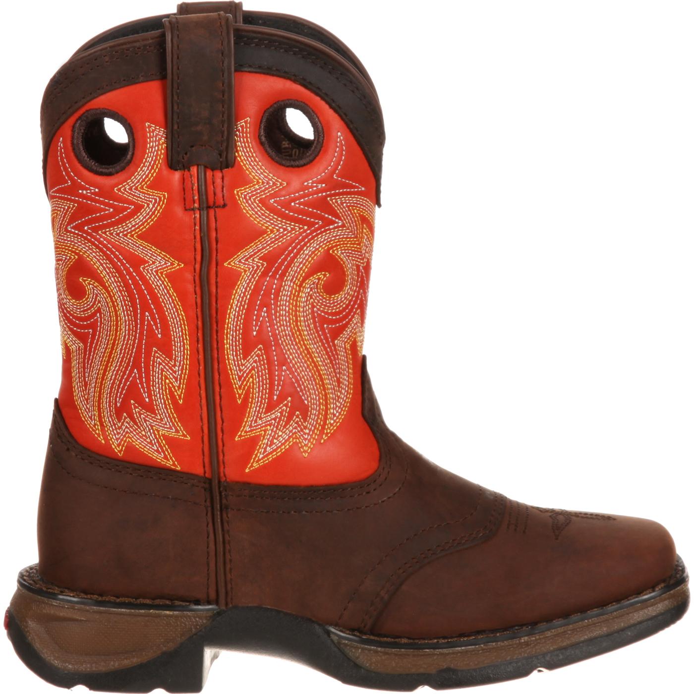 Lil' Durango Big Kid Saddle Western Boot, DBT0115