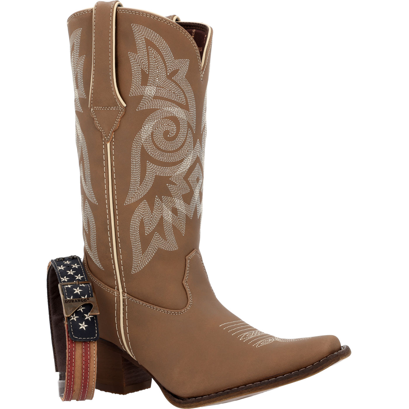 Crush™ by Durango® Women's Flag Accessory Western Boot, #DRD0208