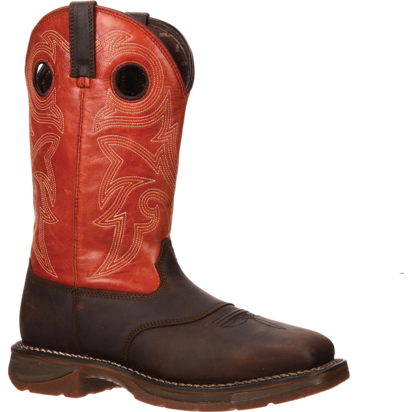 Rampage Valiant Cowboy Boots in Red