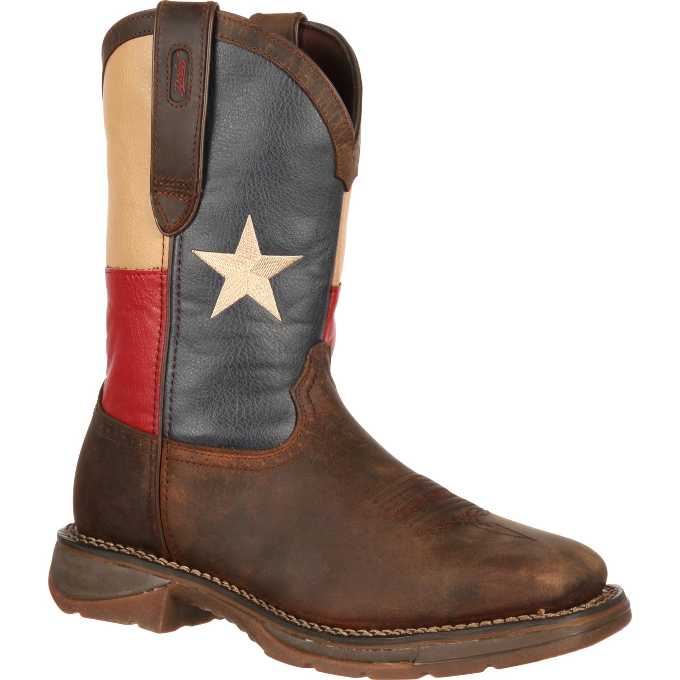 RebelÂ? by Durango® Steel Toe Texas Flag Western Boot