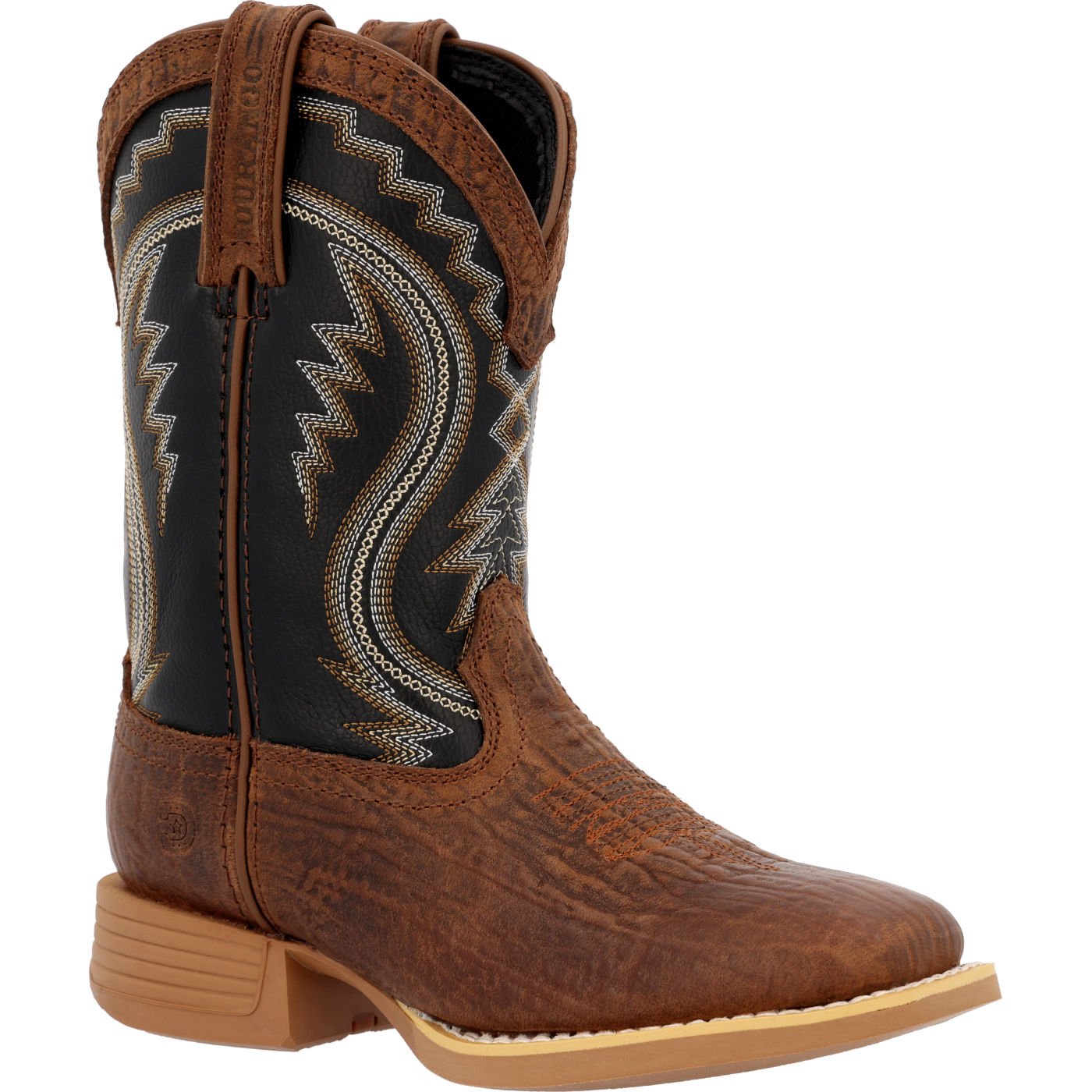 Durango® Lil' Rebel ProÂ? Little Kid's Acorn/Black Onyx Western Boots