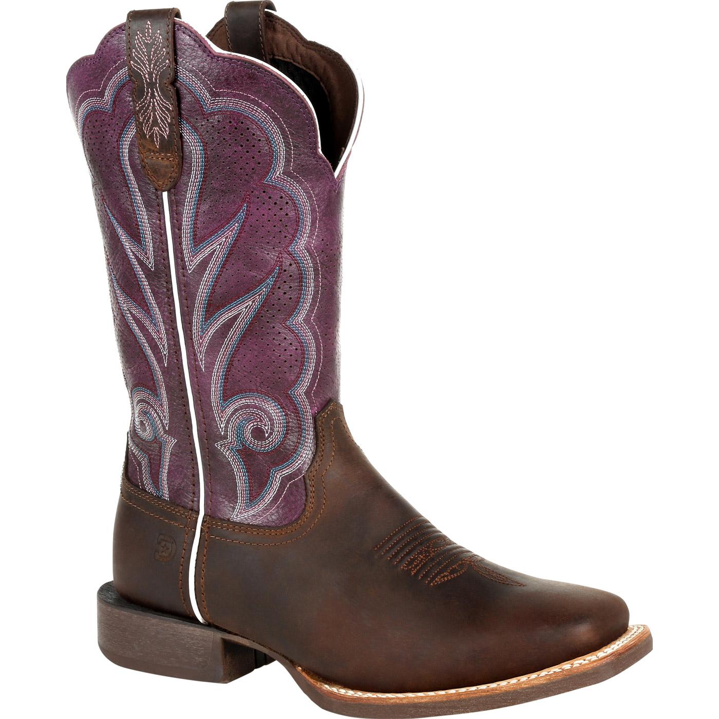 Durango® Lady Rebel ProÂ?  Women's Ventilated Plum Western Boot