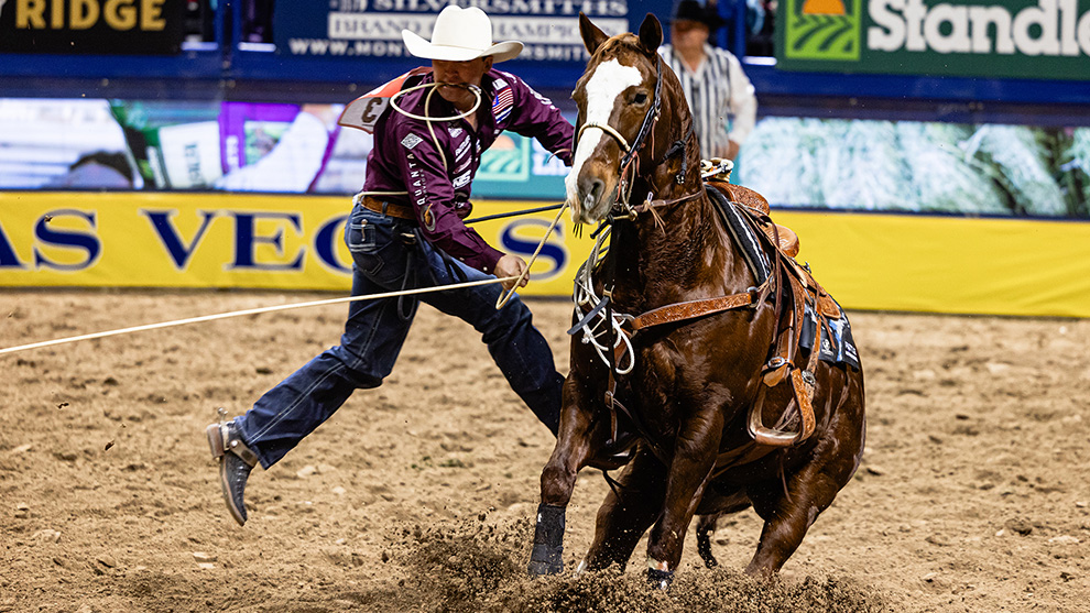 Kelsie Domer at NFR