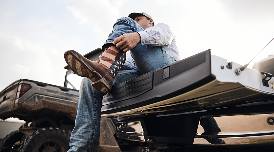 Men’s American flag boots